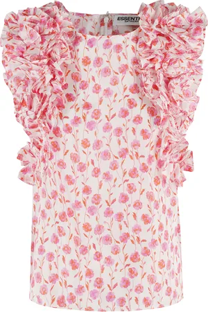 Essentiel Antwerp Honour Multi Ruffle Top