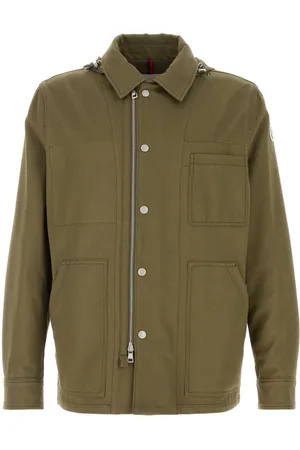 Moncler Army Green Cotton Guerledan Jacket