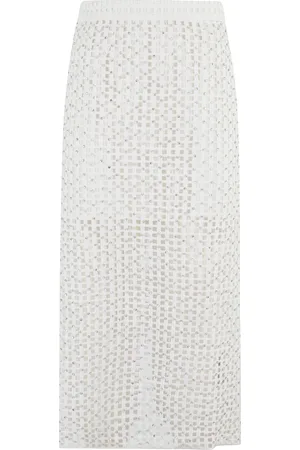 Essentiel Antwerp Handkerchief Sequin Mesh Skirt