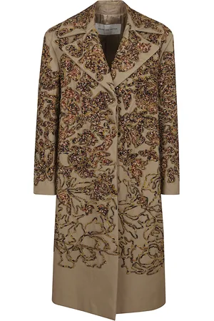 DRIES VAN NOTEN Ricca Emb 1149 W. w.coat