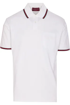 Gucci Cotton Embroidery Polo Shirt
