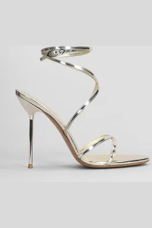 PARIS TEXAS Liz Lace Up Sandals In Leather