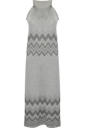 D.EXTERIOR D. Exterior Degrade Dress In Viscose And Lurex With Bow
