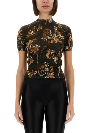 VERSACE Outline Baroque Knitted T-shirt