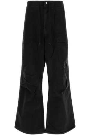 Entire Studios Black Cotton Barren Pant