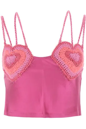Marco Rambaldi Fucsia Satin Top