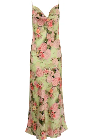 Max Mara Louis Silk Dress With Floral Print