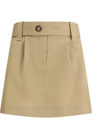 Moncler Cotton Gabardine Miniskirt