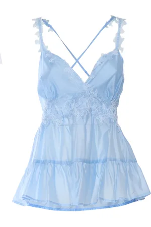 ERMANNO SCERVINO Light Blue Top With Laces