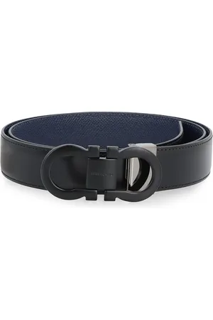 Salvatore Ferragamo Gancini Reversible Leather Belt