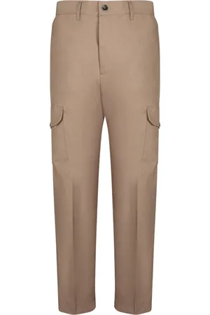 Nine In The Morning Hazelnut Poplin Cargo Pants