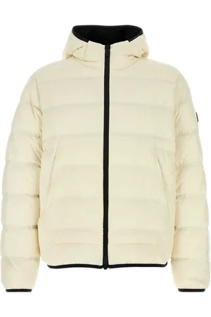Moncler White Nylon Gardy Down Jacket