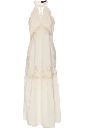 Twin-Set Long Dress With Embroidery