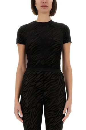 VERSACE Devoré Zebra Short T-shirt