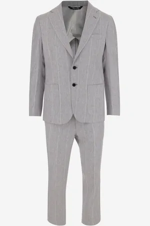 Brian Dales Linen Pinstripe Suit