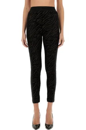 VERSACE Zebra Devoré Leggings