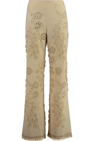 Alberta Ferretti Cotton Trousers