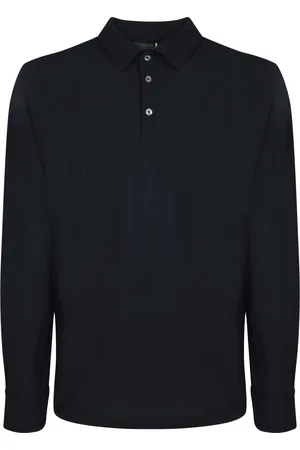 ZANONE Crepe Dark Polo Shirt