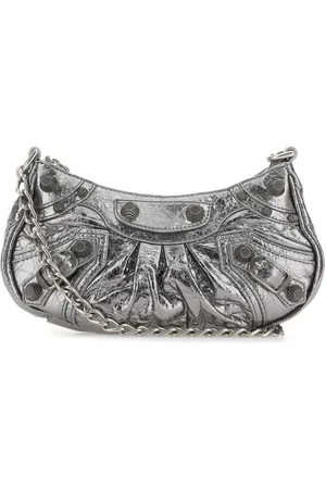 Balenciaga Lead Leather Le Cagole Mini Handbag