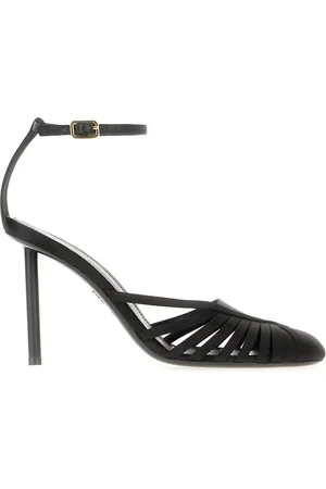 Salvatore Ferragamo Black Nappa Leather Ermelia Pumps
