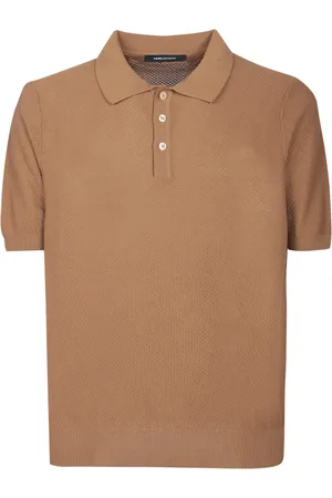 TAGLIATORE Burnt Cotton Polo Shirt