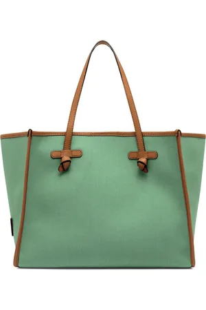 Gianni chiarini Marcella Canvas And Leather Shopping Bag