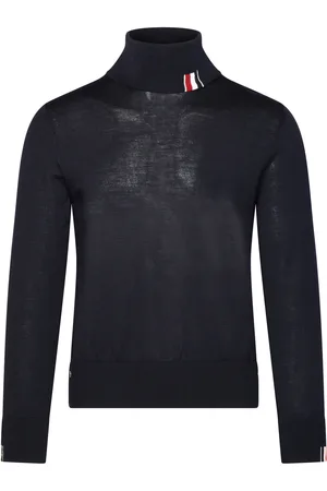 Thom Browne Navy Virgin Wool Sweater