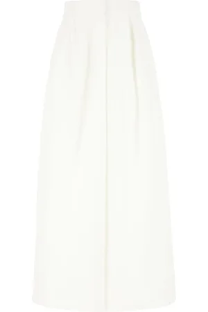 Max Mara White Denim Skirt