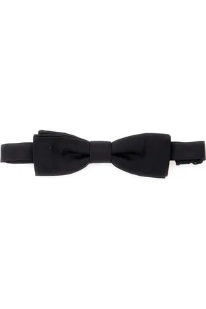 Dolce & Gabbana Bowtie With Rear Adjustable Closure In Silk Man