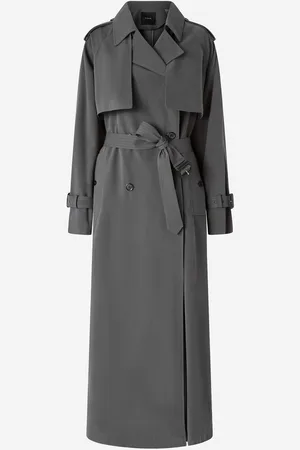 Pinko Trench Toffee With Wind Flap And Belt