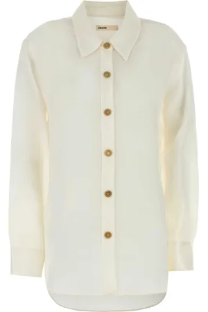 Khaite White Organza Shirt