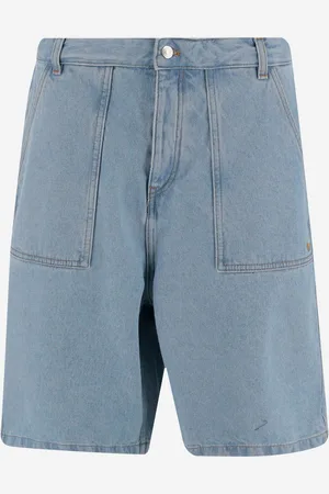Maison Kitsuné Cotton Denim Short Pants