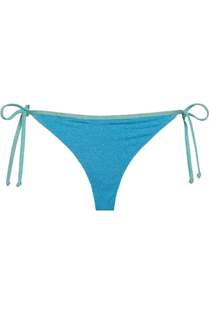 MC2 SAINT BARTH Woman Lurex Cheeky Swim Briefs Virgo