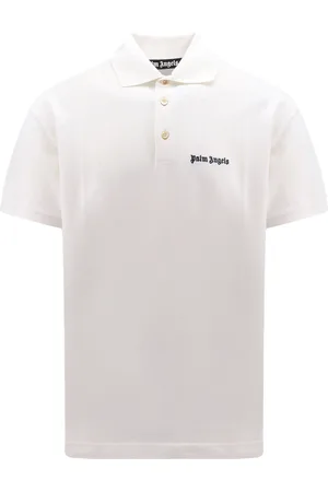 Palm Angels Cotton Polo Shirt With Embroidered Logo