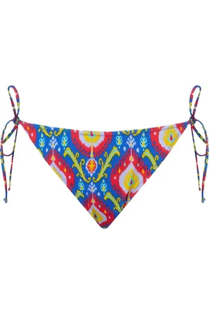 MC2 SAINT BARTH Woman Swim Briefs With Multicolor Ikat Print