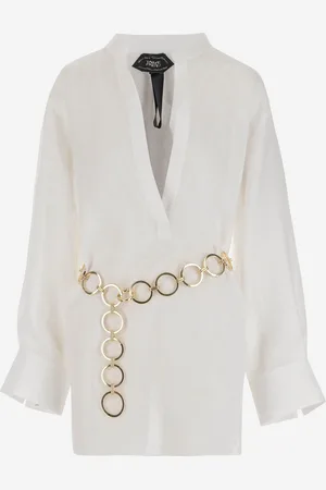 ‎Taller Marmo‎ Linen Dress With Rings Belt