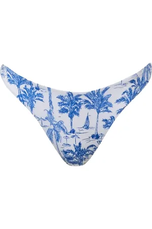 MC2 SAINT BARTH Woman Toile De Jouy Cheeky Swim Briefs Naomi