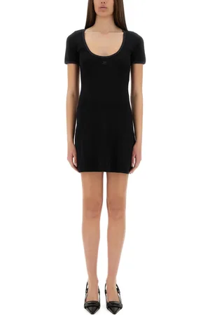 Courrèges Holistic Contrast Mini Dress