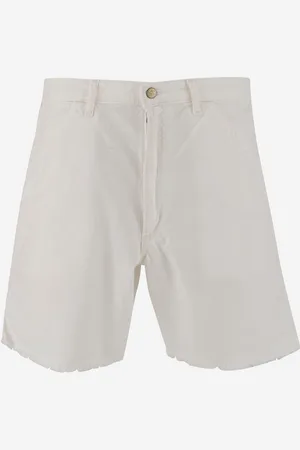 Ralph Lauren Cotton Short Pants With Frayed Edges