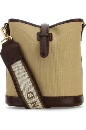 Max Mara Beige Canvas Vasaio Bucket Bag