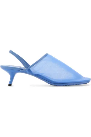 Loewe Cerulean Blue Mesh Petal Pumps
