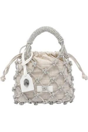 Kurt Geiger Small Macrame Crystal Handbag