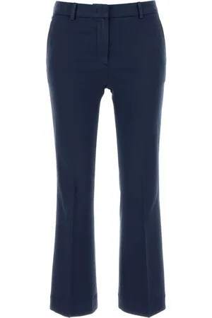 PT Torino Blue Stretch Cotton Blend Pant