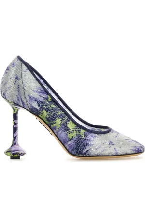 Loewe Embellished Mesh Toy Pumps