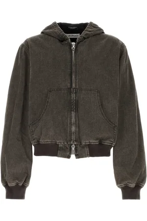 OUR LEGACY Charcoal Denim Bomber Jacket