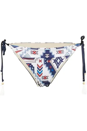 MC2 SAINT BARTH Woman Swim Briefs With Glitter Aztec Print