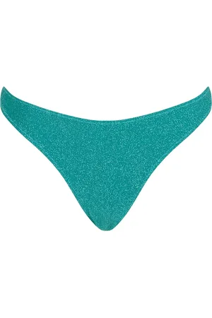 MC2 SAINT BARTH Woman Teal Lurex Classic Swim Briefs Lido