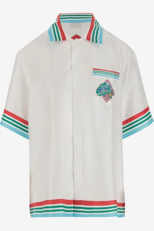 Casablanca Silk Shirt With Graphic Print