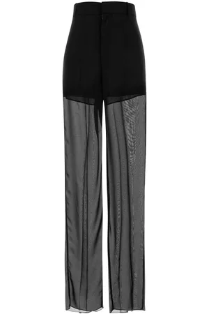 BLUMARINE Black Crepe Pant