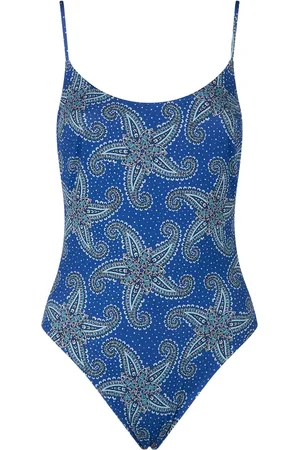 MC2 SAINT BARTH Paisley Star Print One Piece Swimsuit